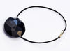 Black Diamond Gemstone Git Box Closure Supplied with Black Elastic Cord Loop