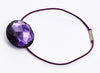 Amethyst Gemstone Gift Box Closure Supplied with Purple Elastic Loop