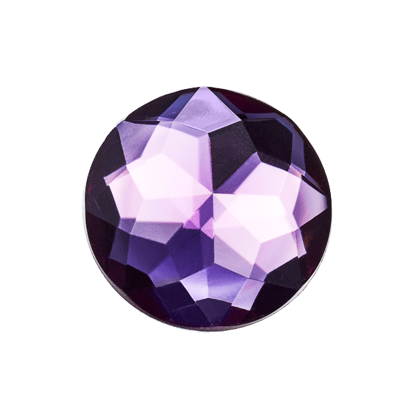 Amethyst  Gemstone Sample Closure for Slot Gift Boxes