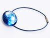 Saphhire Gemstone Gift Box Closure with Dark Blue Elastic Loop