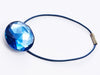 Sapphire Gemstone Gift Box Closure Sample with Blue Elastic