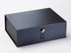 Pewter A4 Deep Gift Box Featuring Pyrite Facet Decorative Closure