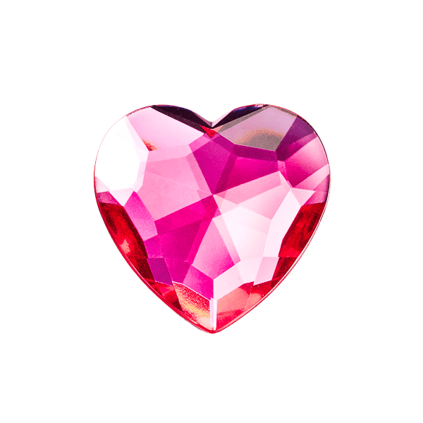 Pink Spinel Heart Gemstone Gift Box Closures