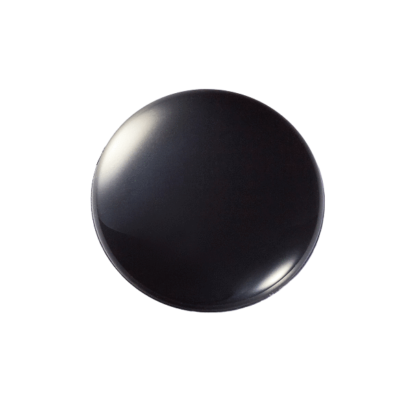 Black Smooth Dome  Decorative Gift Box Closure Sample