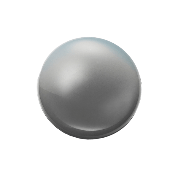 Opal Grey Smooth Dome Decorative Gift Box Closure