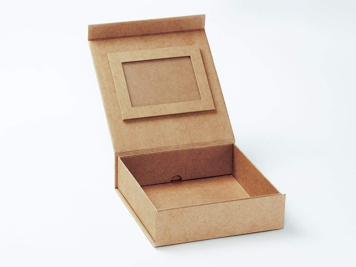 Natural Kraft Gift Box Featuring Kraft Photo Frame