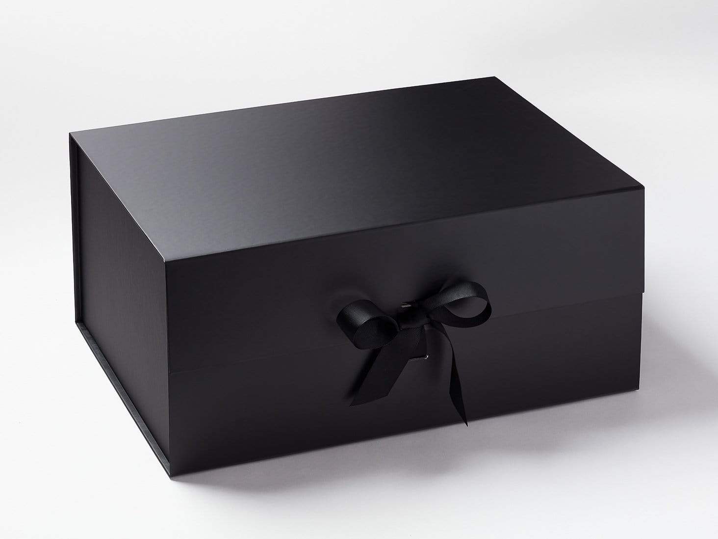 Black A3 Deep Gift  Box with Changeable  Ribbon