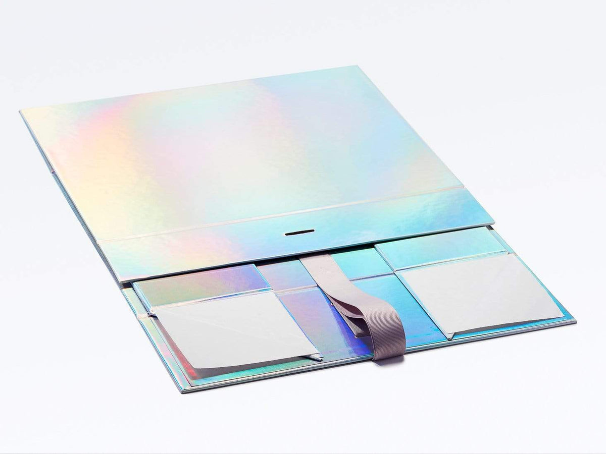 A4 Deep Rainbow Gift Box Supplied Flat