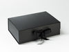 Black A4 Deep Gift Box Sample with Changeable Ribbon