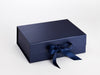 Navy Blue A4 Deep Folding Gift Box Sample