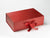 A4 Deep Red Pearl Slot Gift Box available from stock