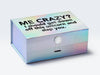 Rainbow A5 Deep Gift Box with Custom Printed Black Logo