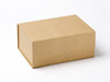 Natural Kraft A5 Deep Folding Gift Box with Magnetic Snap Shut Closure