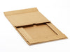 Natural Kraft Luxury Folding Gift Box Open Flat