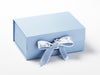 Animal Parade Satin Ribbon Featured on Pale Blue A5 Deep Gift Box