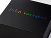 Black Gift Box with Custom CMYK Printed Design