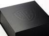 Black Gift Box with Custom Debossed Logo
