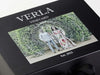 Black Gift Box with custom CMYK Print to lid