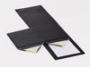 Black Large Cube Gift Box Ideal for Chocolate and Candle Packaging