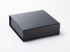 Black folding Gift Box with Magnetic Closure and anti-scratch lamination