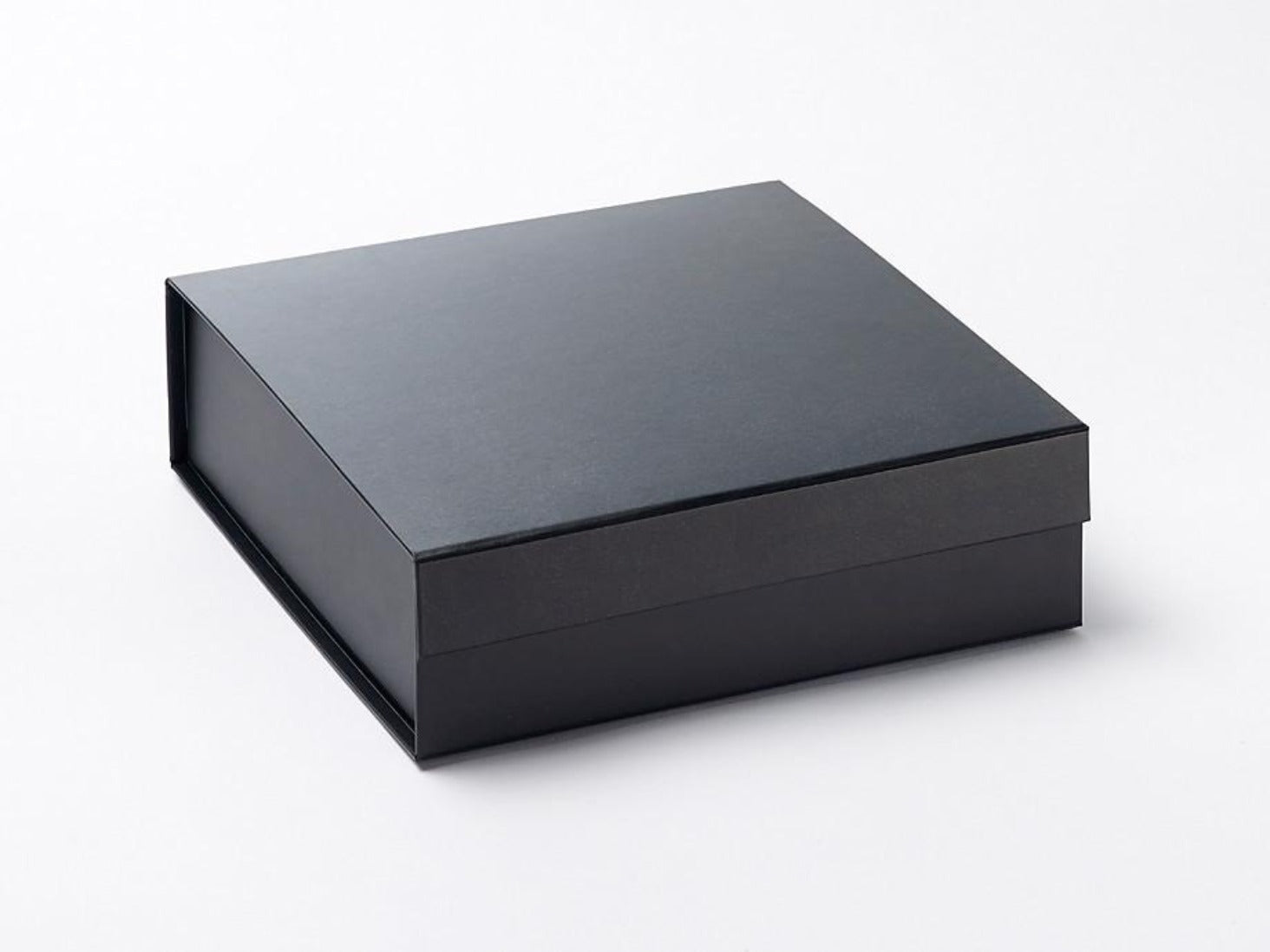 Black folding Gift Box with Magnetic Closure and anti-scratch lamination