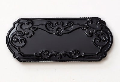 Black Metal Slot Decal Labels From Foldabox