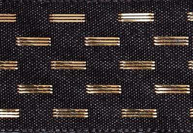 Black Gold  Dash Ribbon Sample