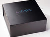 Black XL Deep Gift Box with Custom CMYK Digital Print