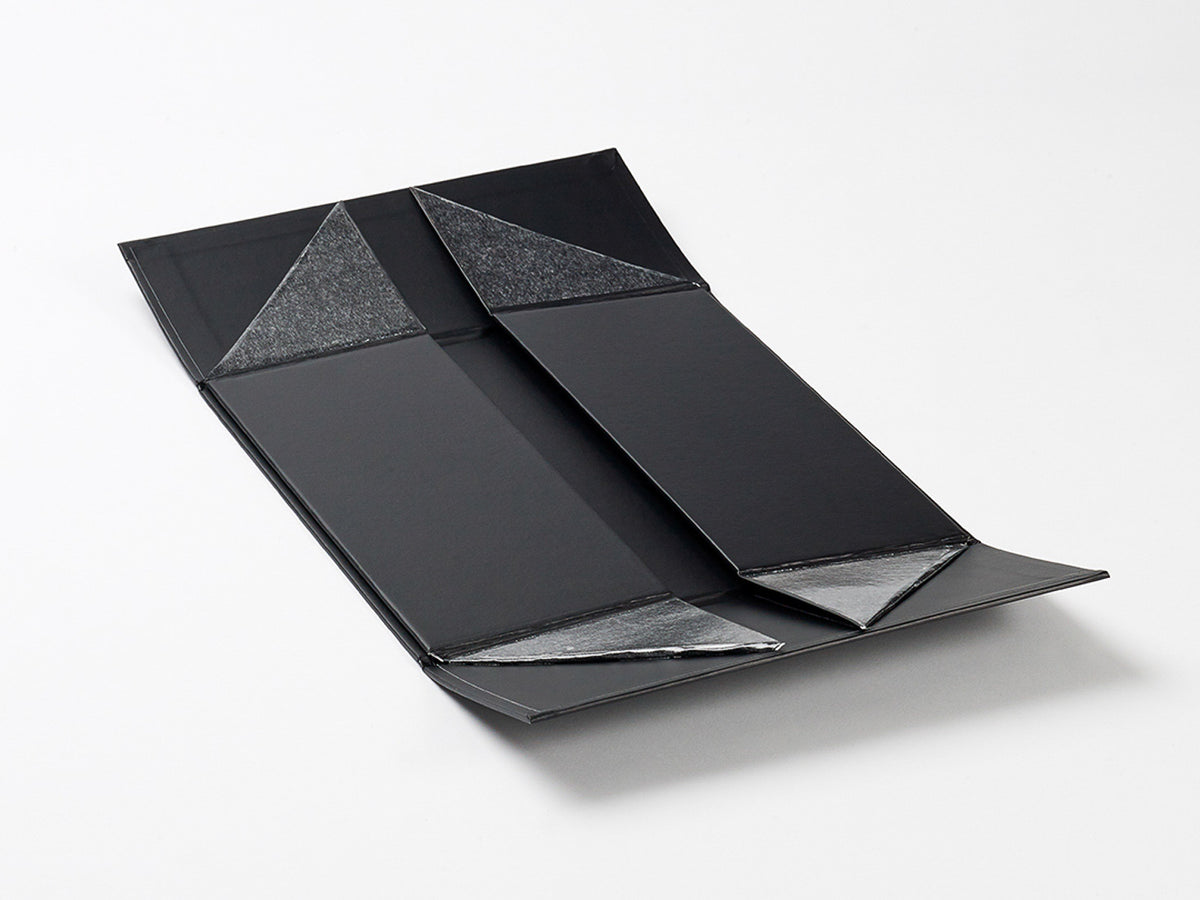 Black Medium Lift Off Lid Gift Box Base Part Assembled