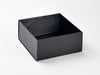 Black Medium Folding Gift Box Base Fully Assembled