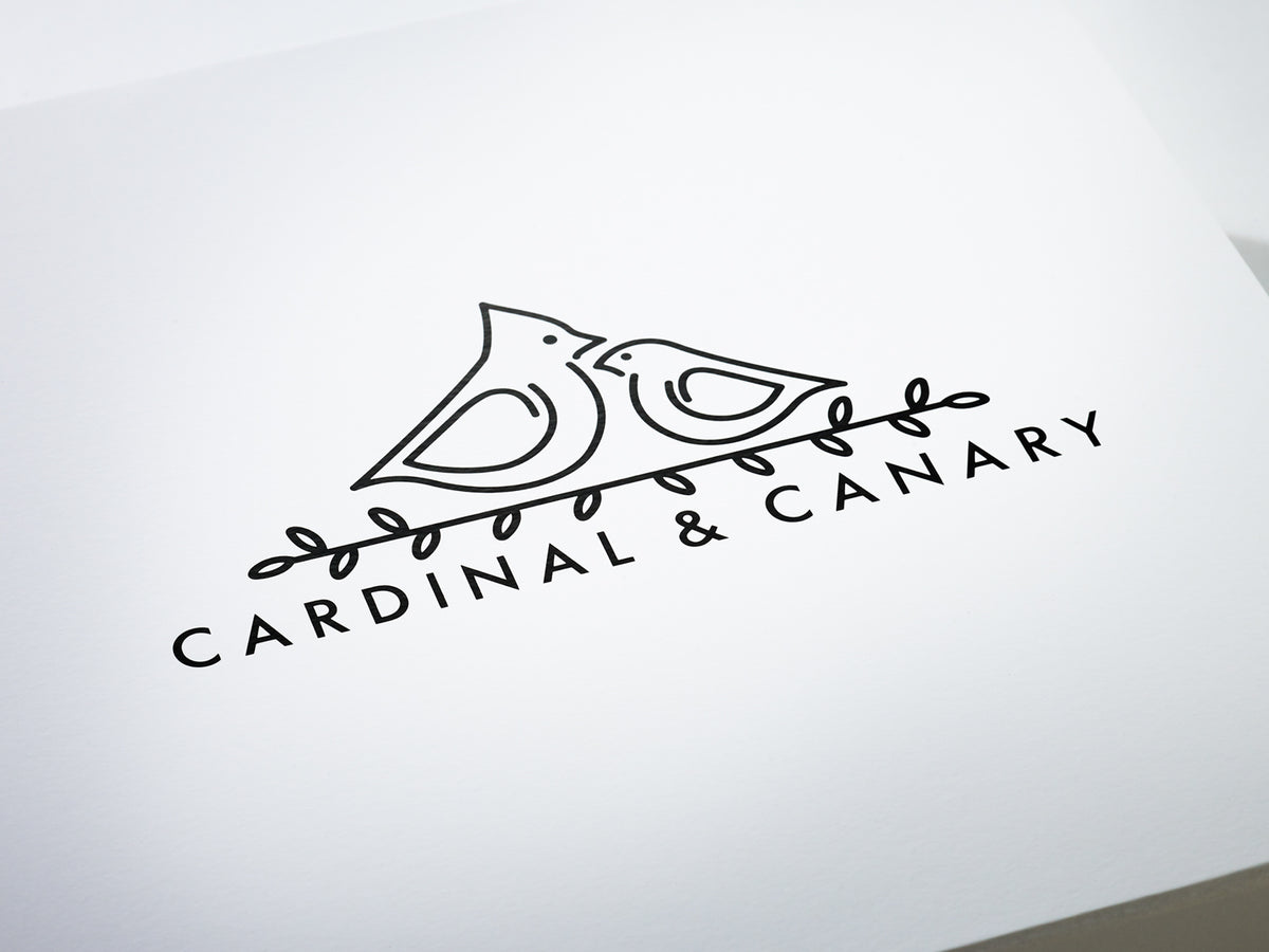 White Gift Box With Custom Printed Black Logo to Lid