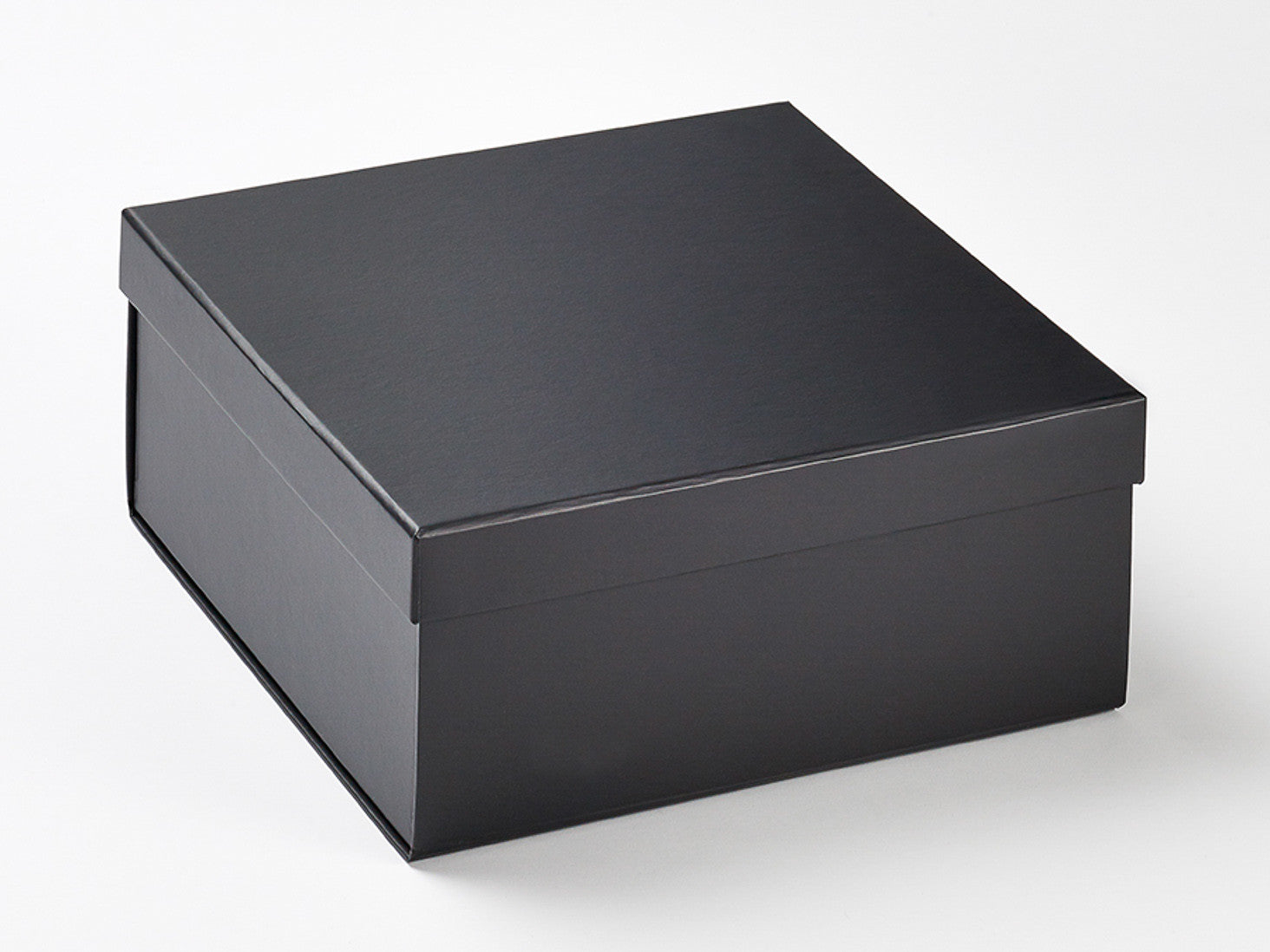 Black Medium Lift Off Lid Gift Box With Lid Assembled