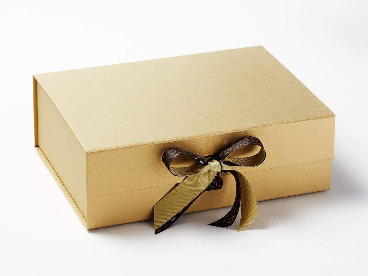 Luxury Packaging - Black A4 Folding Gift Boxes from Foldabox