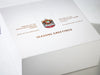 Large White Folding Gift Box with Custom CMYK Printing from Foldabox USA