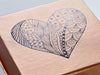 Copper Folding Gift Box with Custom Black Foil Design