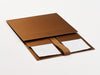 Copper A5 Deep Folding Gift Box Supplied Flat