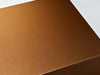 Copper Folding Gift Box Pearl Lustre Paper Detail