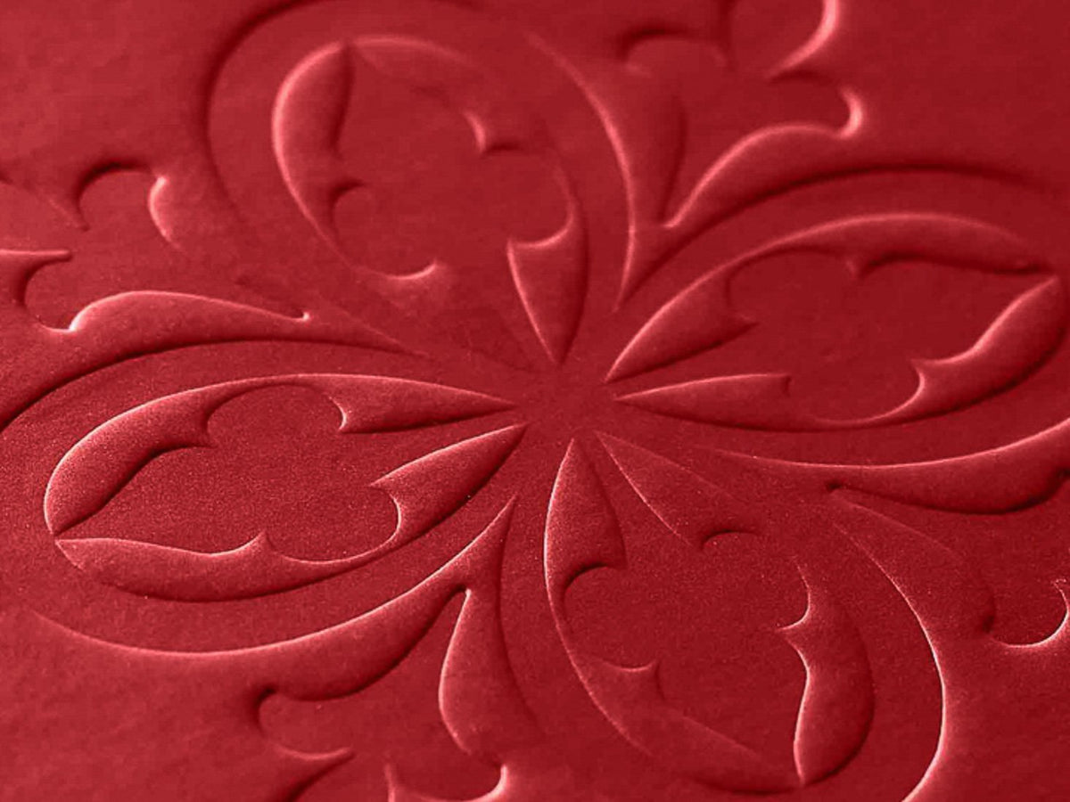 Custom Debossed Logo onto Small Folding Gift Box Lid