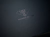 Black Folding Luxury Gift Box with Black Foil Logo from Foldabox USA