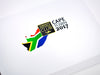 White Folding Gift Box with Magnetic Closures and Custom Printed CMYK Design