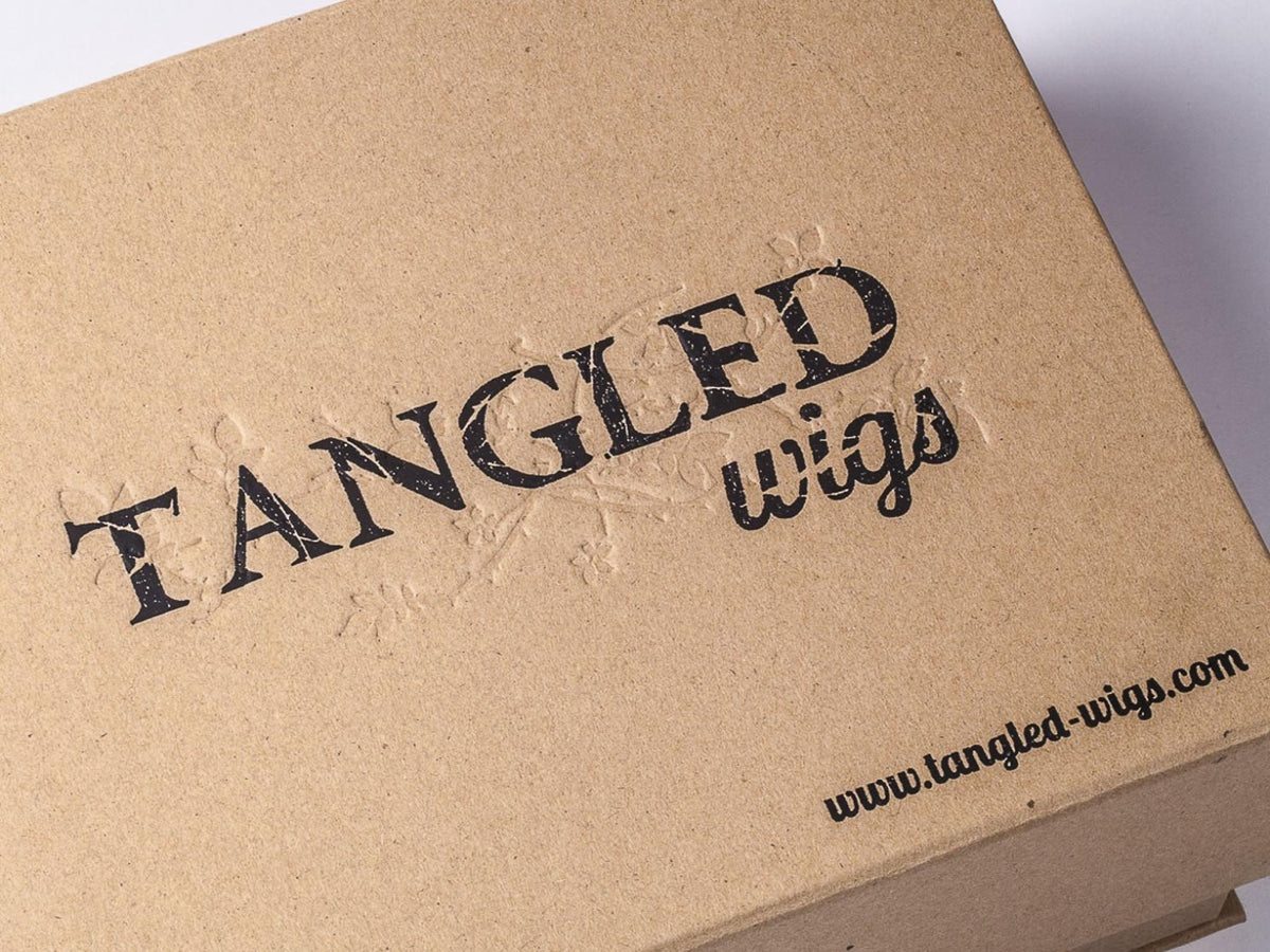 Custom Printed and Debossed logo Design onto Natural Kraft Gift Box from Foldabox USA