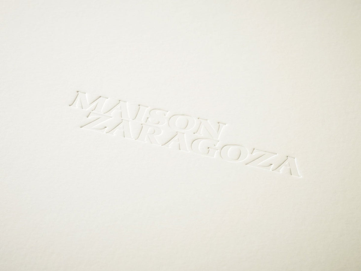 Ivory folding Gift Box with Custom Debossed Logo