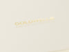 Ivory Folding Gift Box with Custom Gold Foil Logo