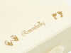 Ivory Gift Box with Custom printed Gold Foil Logo