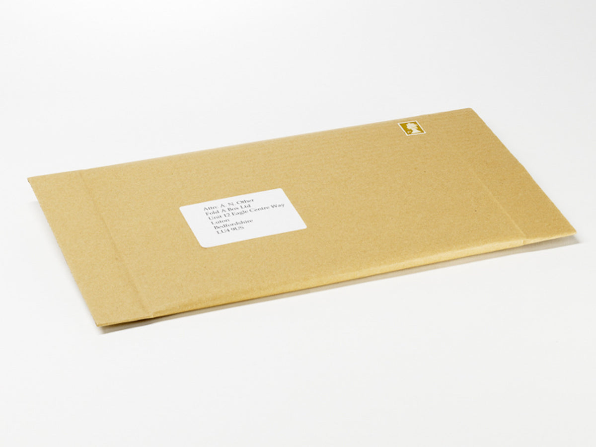 Ivory A5 Shallow gift box Sample Packaging example