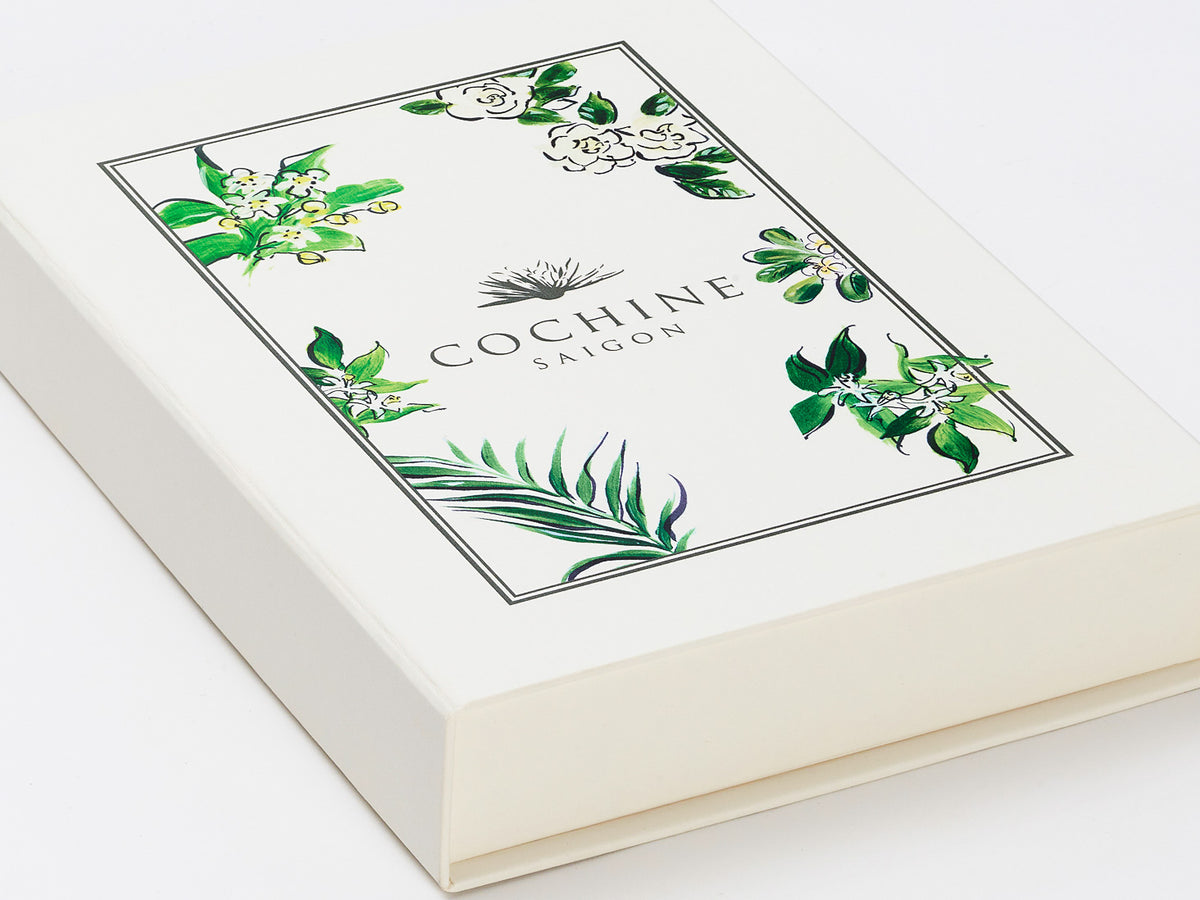 Ivory Folding Gift Box with Custom CMYK Print