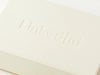 Ivory A5 Shallow Gift Box with Custom Debossed Logo