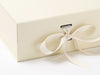 Ivory A5 Deep Gift Box Sample with Changeable Ribbon from Foldabox USA