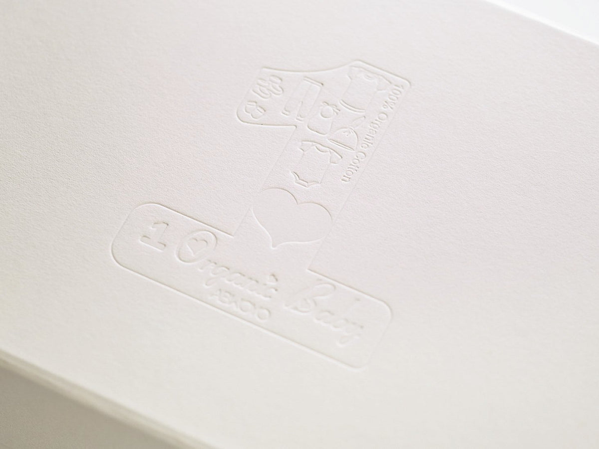 Ivory Gift Box with custom debossed logo