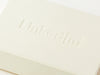 Ivory Gift Box with Debossed Custom Logo